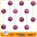 TR01035 resin printed body jewelry tongue ring , barbell tongue rings